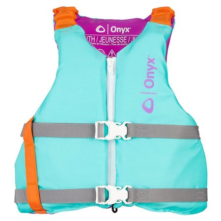 ONYX OUTDOOR Onyx Youth Universal Paddle Vest - Aqua 121900-505-002-21